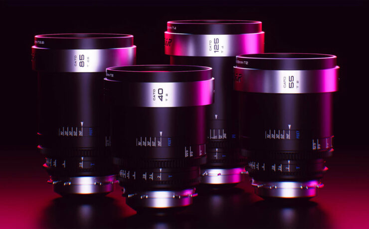 BLAZAR CATO Lens Series Released - Four Focal Lengths with 2x Anamorphic Squeeze