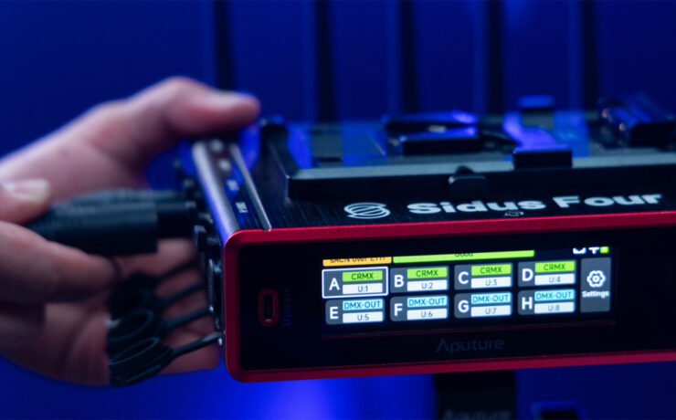 Aputure Sidus Four Released - Support for Up to Eight DMX Universes