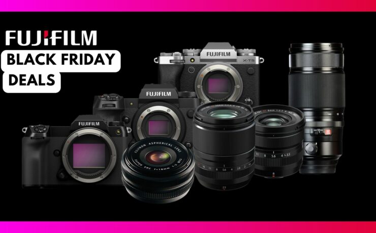 FUJIFILM Black Friday Deals on GFX100S II, FUJINON Lenses, and X-H2 & X-H2S Accessories